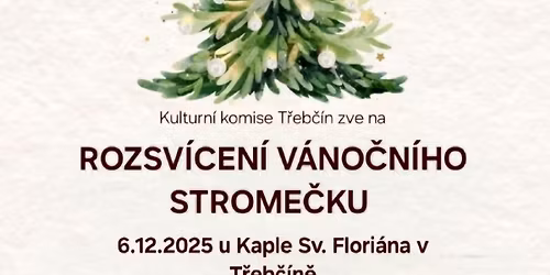 Rozsv\u00edcen\u00ed v\u00e1no\u010dn\u00edho strome\u010dku v T\u0159eb\u010d\u00edn\u011b