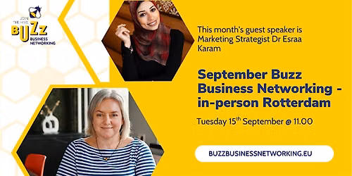 Sep 2026 Buzz Networking Rotterdam w\/ Dr Esraa Karam: Get Found by AI