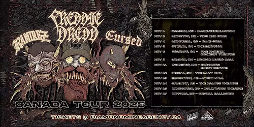 Freddie Dredd, Ramirez & Cursed Ottawa ON