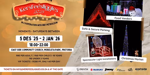 Penta Suzuki Menlyn Kersfeesliggies 2025 Festive Lights in cooperation with MBT Petroleum