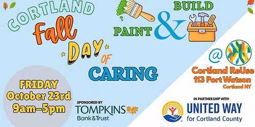 United Way for Cortland County and Cortland ReUse Fall Day of Caring