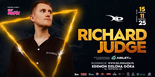 RICHARD JUDGE | X-DEMON ZIELONA G\u00d3RA