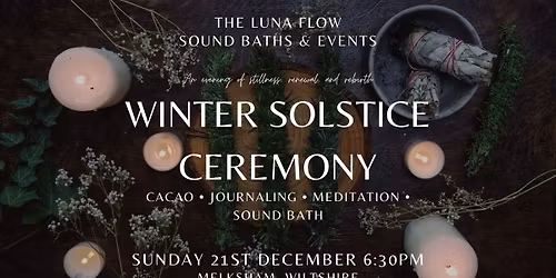 Winter Solstice Sound Bath Ceremony