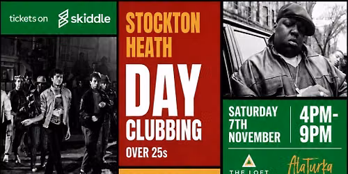 Throwback Masters Stockton Heath Over 25s Day Clubbing Event