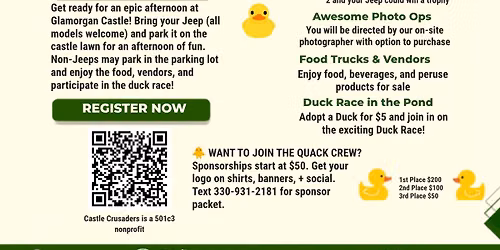 Glamorgan Castle Jeep Show & Duck Race
