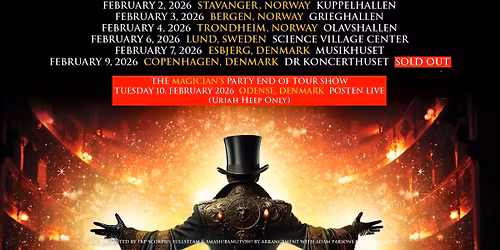 Uriah Heep - The Magician\u2019s Farewell Tour - Posten, Odense