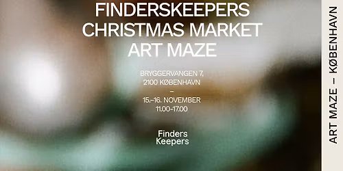 FindersKeepers Christmas Design Market i Art Maze