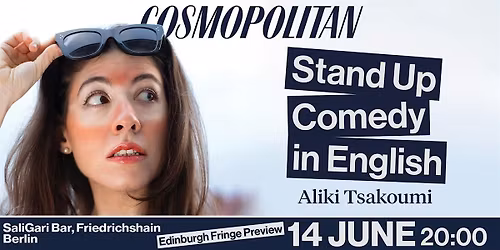 Live Comedy: Aliki Tsakoumi - Cosmopolitan
