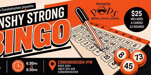 Conshy Strong Bingo 2026