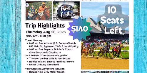 Off to the Races - Saratoga! 
