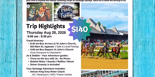 Off to the Races - Saratoga! 