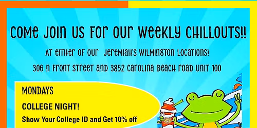 CHARACTER NIGHT at JEREMIAH'S