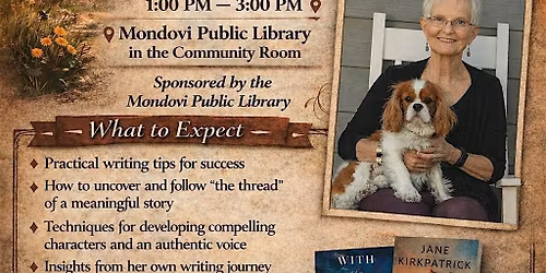 Story Thread: Writing Workshop with Bestselling Author Jane Kirkpatrick