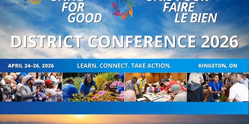 DisCon 2026: Rotary District 7040's Annual Conference!