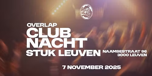 Overlap Clubnacht @ STUK