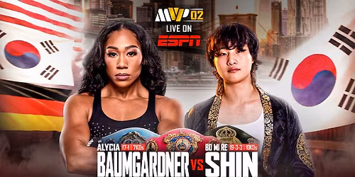 Alycia Baumgardner vs Bo Mi Re Shin at Infosys Theater at Madison Square Garden