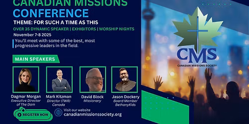 CANADIAN MISSIONS CONFERENCE 2025 