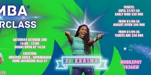 Zumba Masterclass ZJ Karima 03\/10-2026