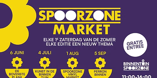 \u2728 SPOORZONE MARKET \u2013 DE BOVENSTE PLANK \u2728