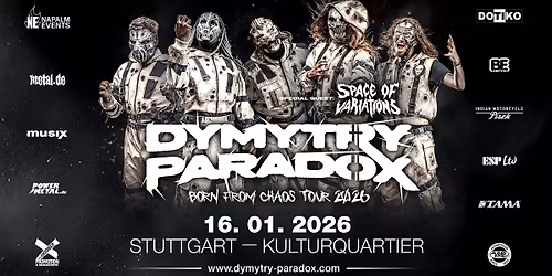 Dymytry Paradox \u21e3 BORN FROM CHAOS Tour 2026 \u21e3 Stuttgart