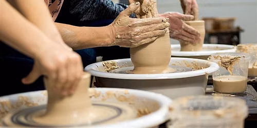 Pottery wheel workshop beginner try out 2 hours - cup and bowl