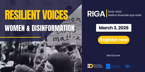 BECID CONFERENCE | Resilient Voices: Women & Disinformation