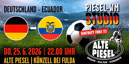 Piesel WM Studio 26 | Deutschland \u2013 Ecuador