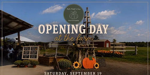 Opening Day at the Farm!