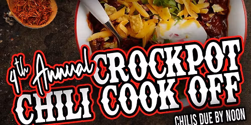 4th Annual Crockpot Chili Cookoff @ The Rabbit Hole Pub
