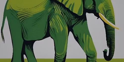 Green Elephant Tag Sale