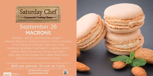 Saturday Chef; Macrons 