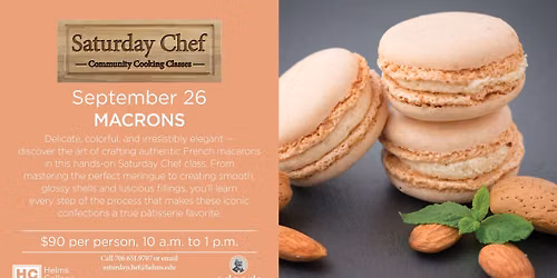 Saturday Chef; Macrons
