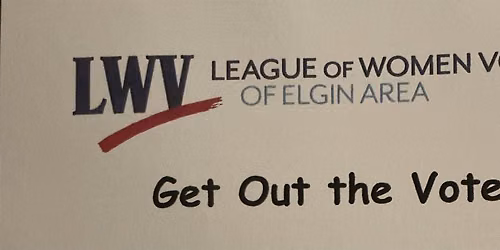 Drinks & discussion League of Women Voters Elgin area