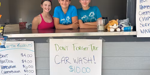 Knockouts Car Wash and Brat Sale