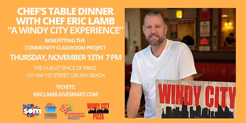 "A Windy City Experience" Chef's Table Dinner