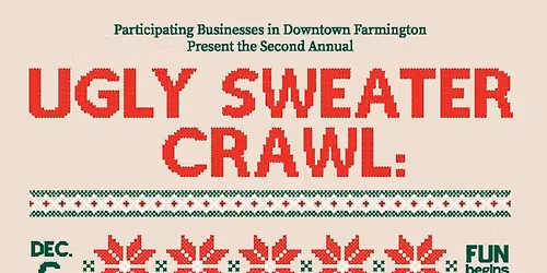 Ugly Sweater Crawl: Cocoa, Cookies, & Crafts