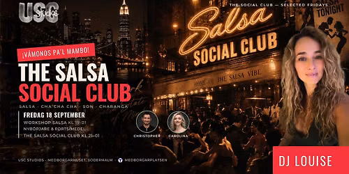 \u00a1V\u00e1monos pa\u2019l Mambo! The Salsa Social Club - fredag 18 sept