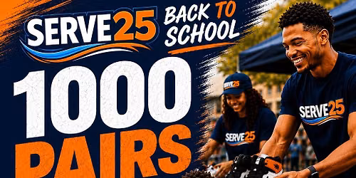 Serve25 1,000 Pairs of Sneakers Giveaway