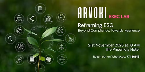 Reframing ESG: A peer-led session on how to move forward amid  uncertainty.