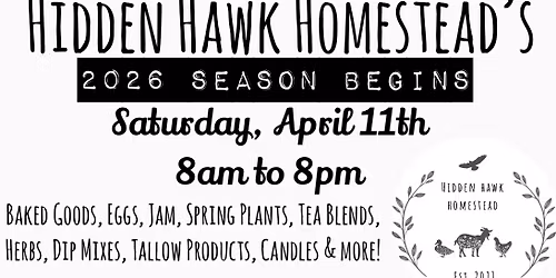 Hidden Hawk Homestead\u2019s Opening Day! \ud83e\udd86