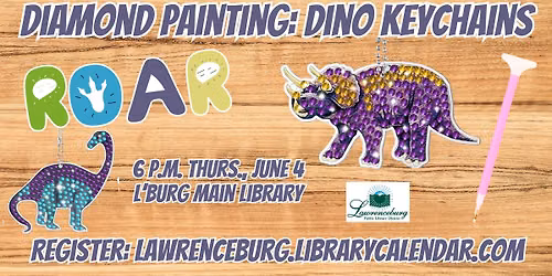 DIY: Dino Keychains Diamond Painting