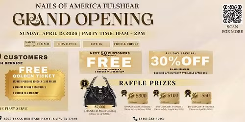 \ud83c\udf89 GRAND OPENING \ud83c\udf89