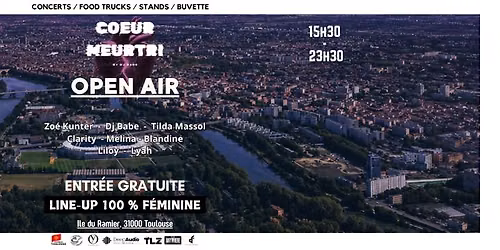 Open Air 2026 Gratuit - Coeur Meurtri  - Ile Du Ramier