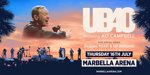 UB40 FT. Ali Campbell Live at Marbella Arena!
