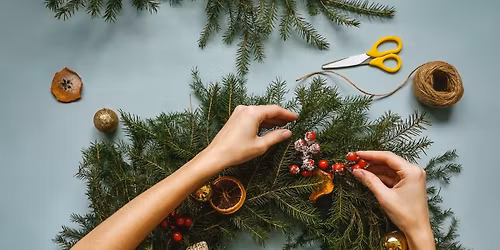 Festive Wreath Making with Afternoon Tea
