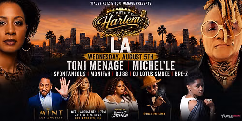 Stacey Kutz & Toni Menage Present: A Taste of Harlem!