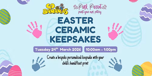 Easter Ceramic Keepsakes with Pink Parrot Pottery