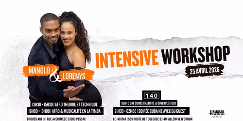 Stage intensif avec Lorenys & Manolo \u00e0 Pessac \u2022 Havanastyle 