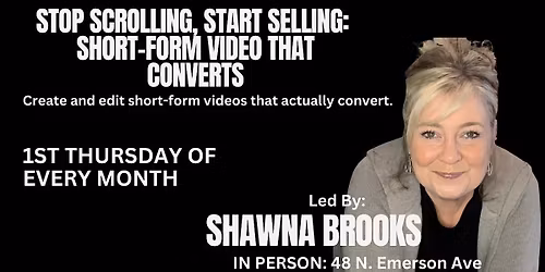 Video Workshop - With Shawna Brooks