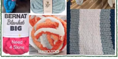 Chunky Finger Knit \ud83e\uddf6 Blanket Class with Carolyn Richardson